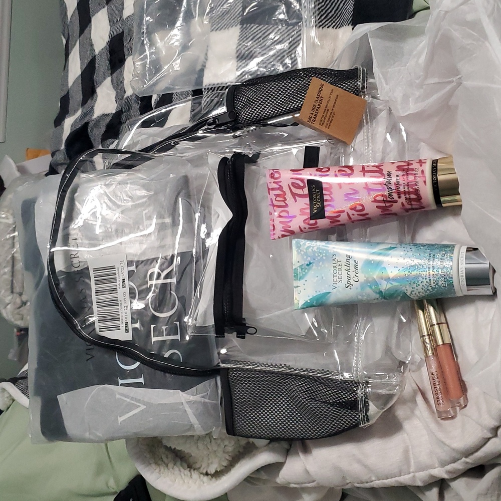 Victoria's Secret Classic Clear Backpack Bundle - Picture 7 of 13